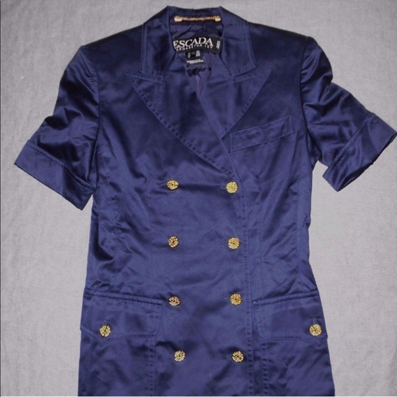 CYBER SALE‼️ ESCADA Blue Dress - Picture 2 of 8